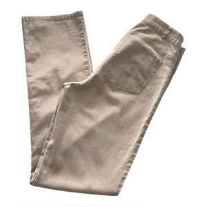 Company Ellen Tracy Beige Straight-Leg
Stretch Cotton Pants Sz 6